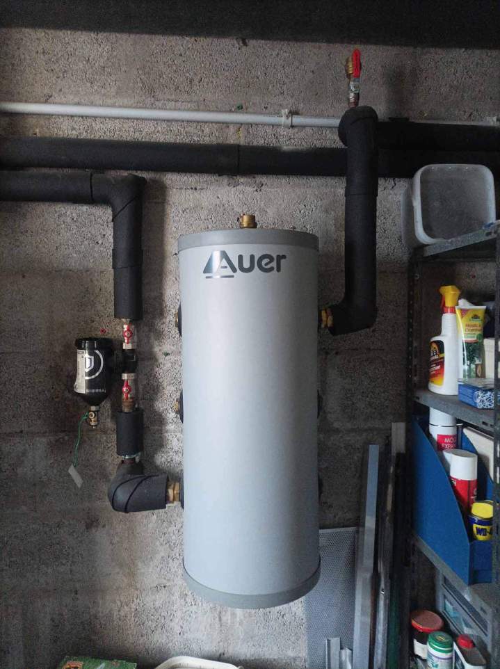 Ballon tampon pompe à chaleur Vannes